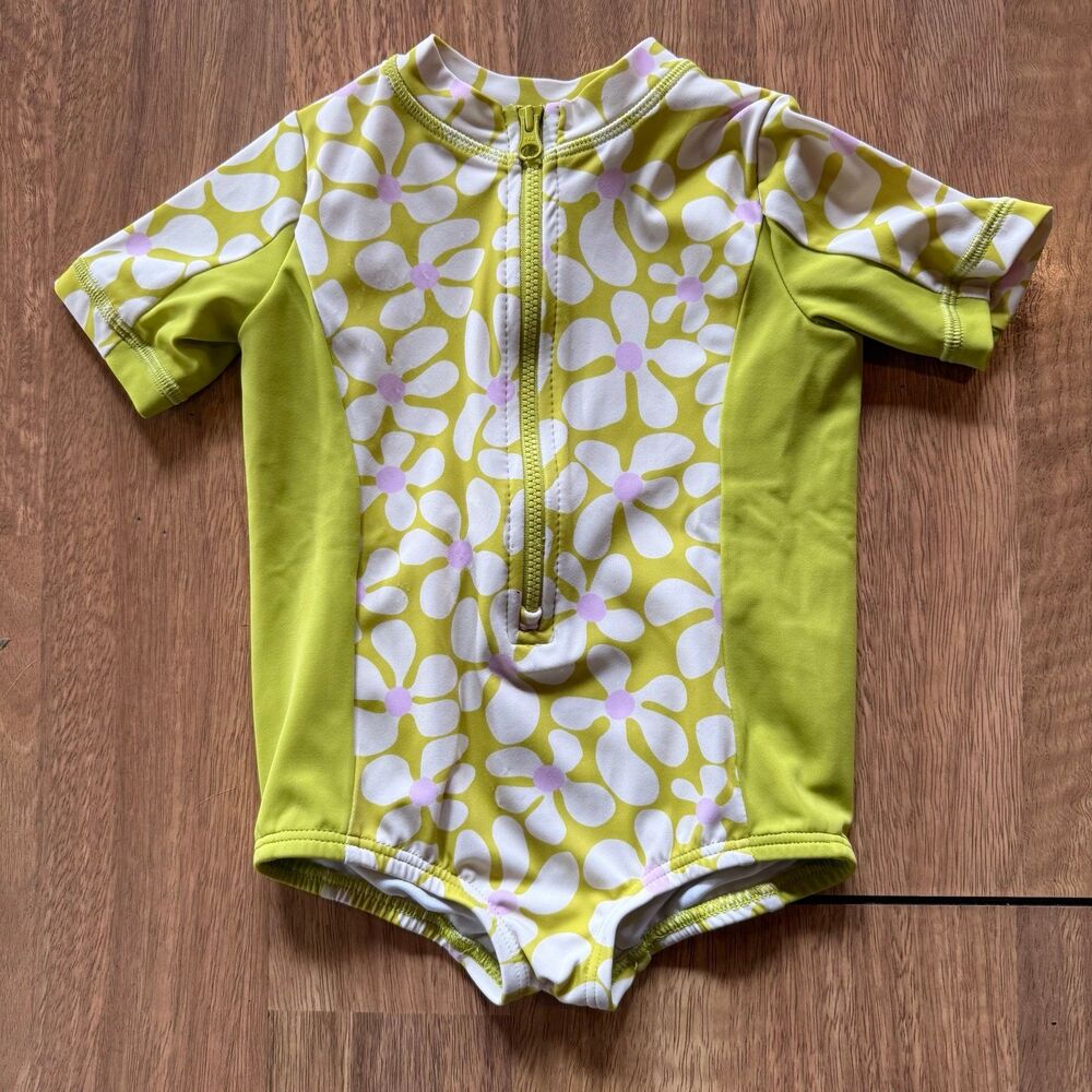 Hanna Andersson Floral toddler swimsuit